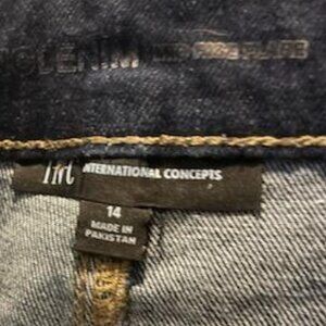 Denim Flare Size 14 jeans INC-International Concepts